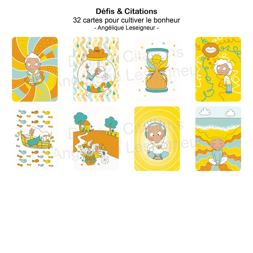 Cartes Défis & Citation