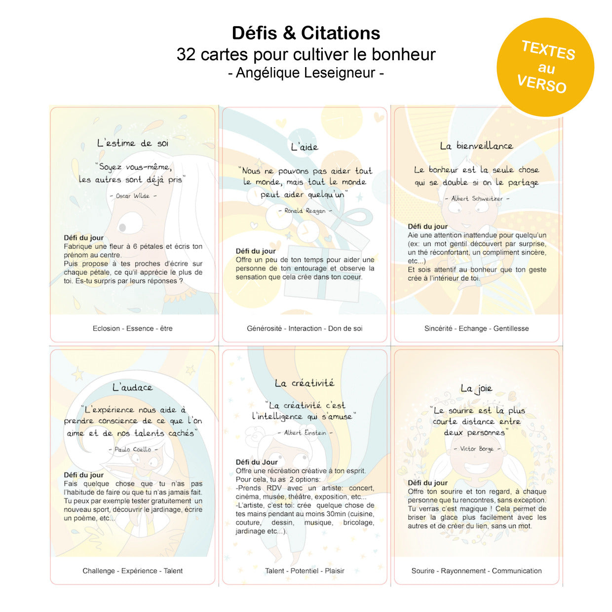 Cartes Défis & Citation