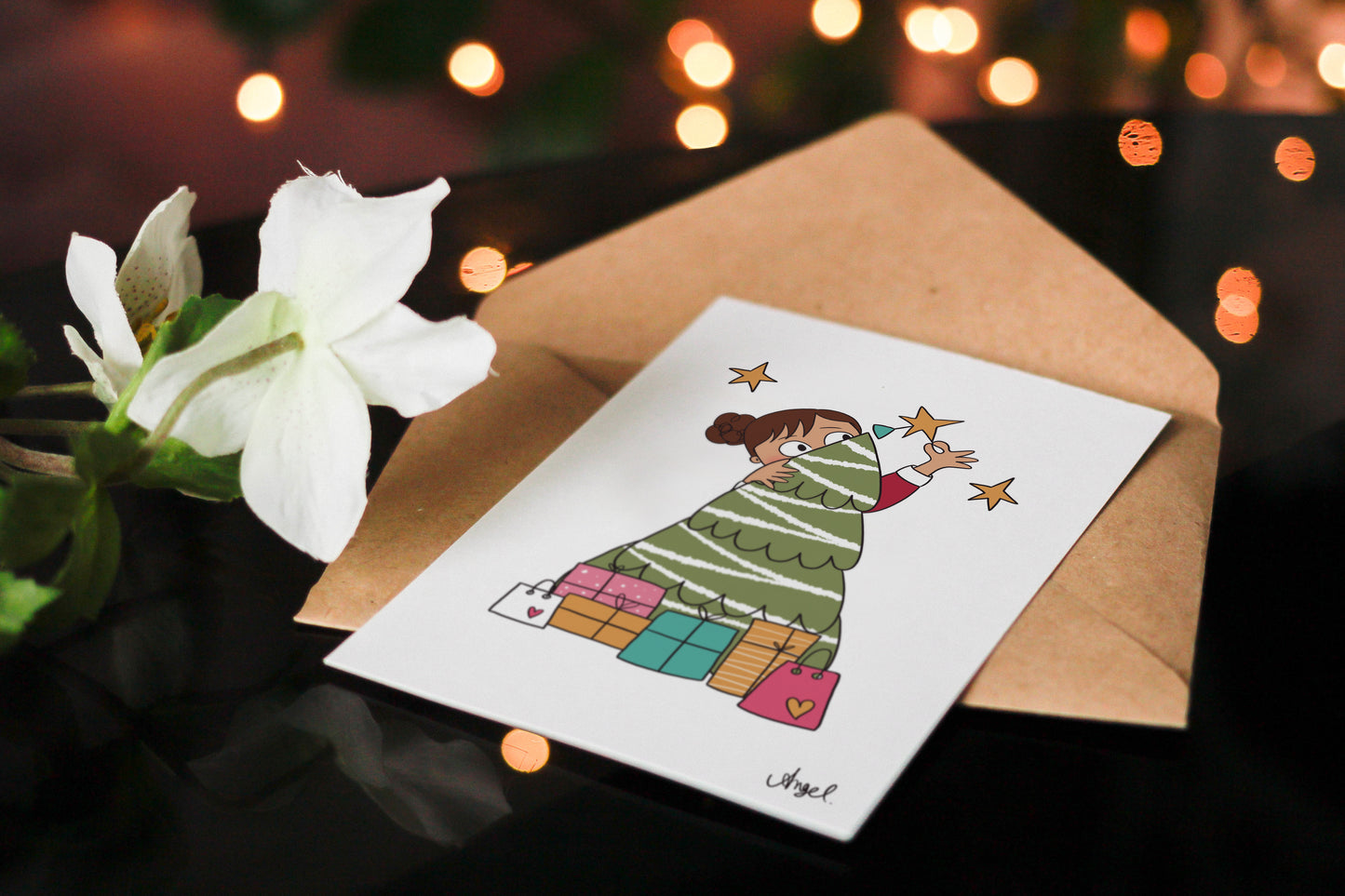 Lot de 10 cartes de Noël