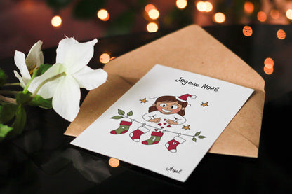 Lot de 10 cartes de Noël