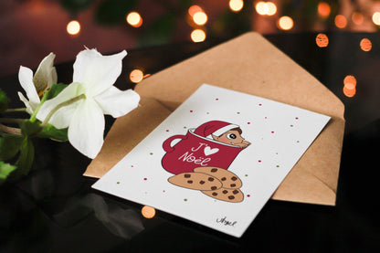 Lot de 10 cartes de Noël