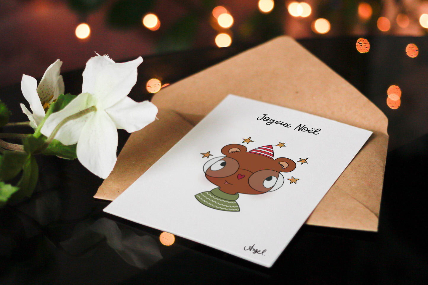 Lot de 10 cartes de Noël
