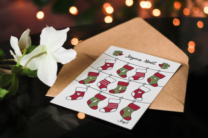 Lot de 10 cartes de Noël