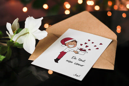 Lot de 10 cartes de Noël