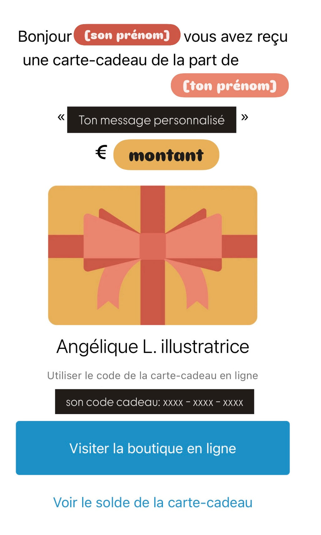 Carte Cadeau