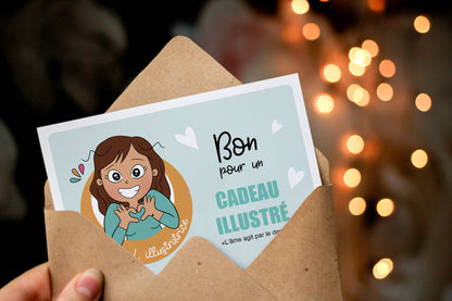 Bon cadeau - "L'âme agit par le dessin"